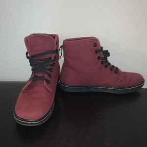 Dr Martens Shoreditch canvas boots